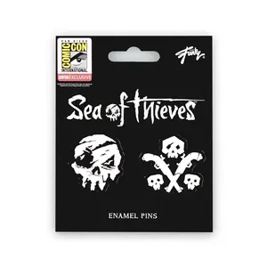 Sea of Thieves Skull & Gun Pins | Exclusive Just Funky Collector Pins | Set of 2