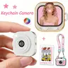 W&O Mini Keychain Digital Camera - 2.5K HD Pocket-Size Vintage Retro Aesthetic Point & Shoot, Christmas Birthday Gift for 3-10 Ages Kids, Rechargeable with 32GB TF Card for Travel Concerts