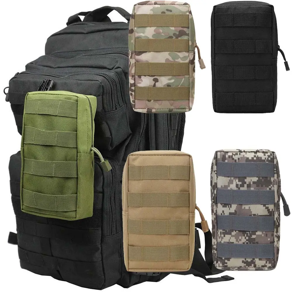 Outdoor Molle Attachment Bag, Multi-Functional Edc Waist Pack, Molle Side Pocket, Tool Storage Bag, Durable & Versatile Design, Hiking Gear, Hiking Accessories