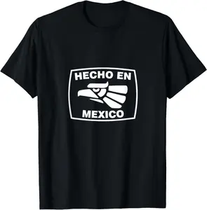 100%cotton Hecho En Mexico | Made In Mexico Vintage Fun T-Shirt T-Shirt  Top plain  tops