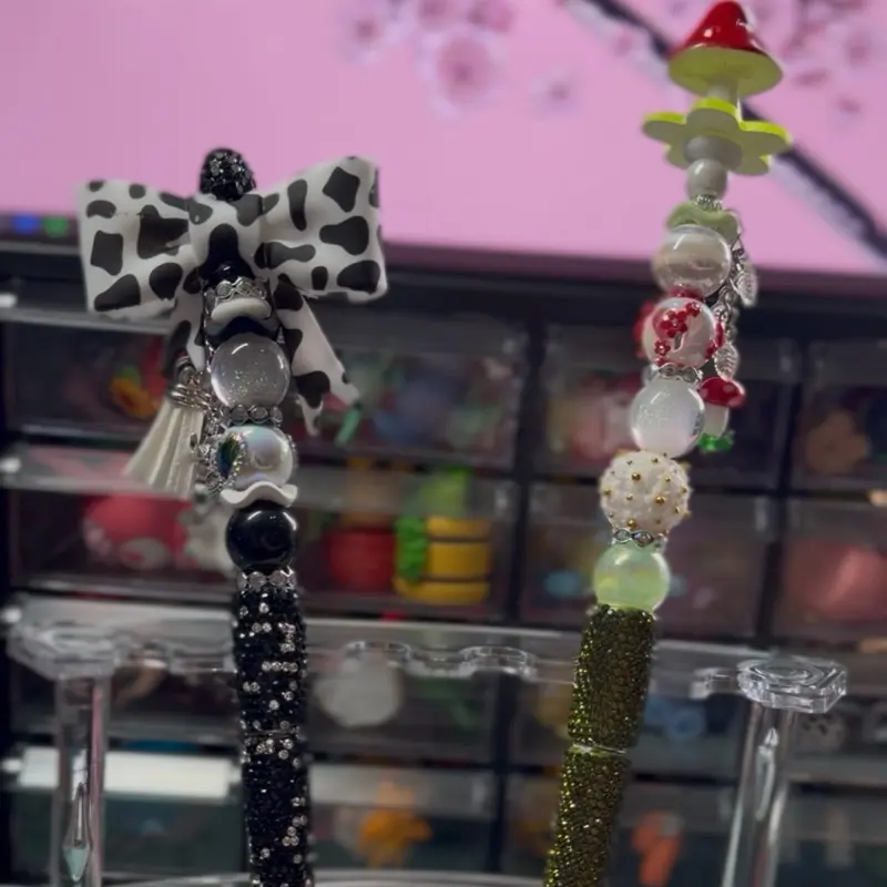 Fancy Pens, Smooth-writing Ball Point Pens, Cow Print Pen, Mushroom Pen