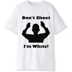 Stop Shooting Me Im White Offensive Racist Men S T Shirt Medium Size