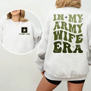 Proud Army Wife Shirts, In My Army Wife Era T-Shirt, Military Wife Shirt, US Army Gift for Her