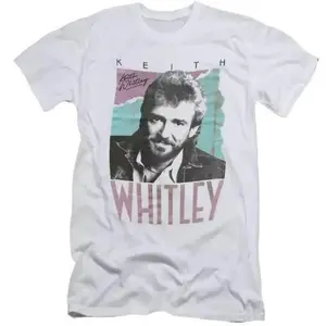 Vintage Keith Whitley Country Music 80s Retro Style Tee T Shirt Casual Classic