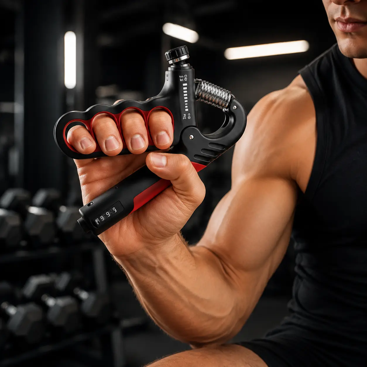 Hand Strengthener Tool - Adjustable Resistance Grip for Effective Hand and Finger Exercises - Ideal for Gym and Home Workouts