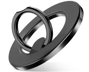Magnetic Phone Ring Holder for MagSafe – 360° Rotating Finger Grip & Kickstand for iPhone 16/15/14/13/12 Series Smartphone Cellphone