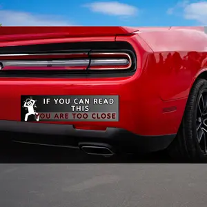 Funny Bumper Magnet & Bumper Sticker Included: Inspirational Car DecalSticker + Magnet Bundle