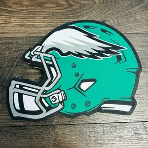 Eagles Football Shadow Box Helmet Display Art