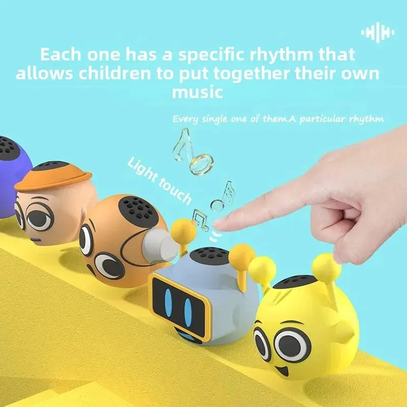 Sprunki Cartoon Anime Game Cordless Audio Speaker - Portable, Easy to Use, Compact Desktop Decor, Expressive Sound System for Music Lovers on the Go, Kids' Musical Toy Gift