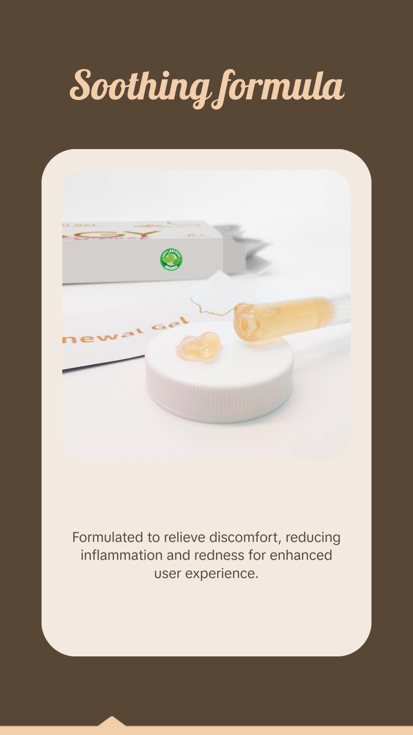 Organic Renewal Gel Pack of 6 Comfort Aloe