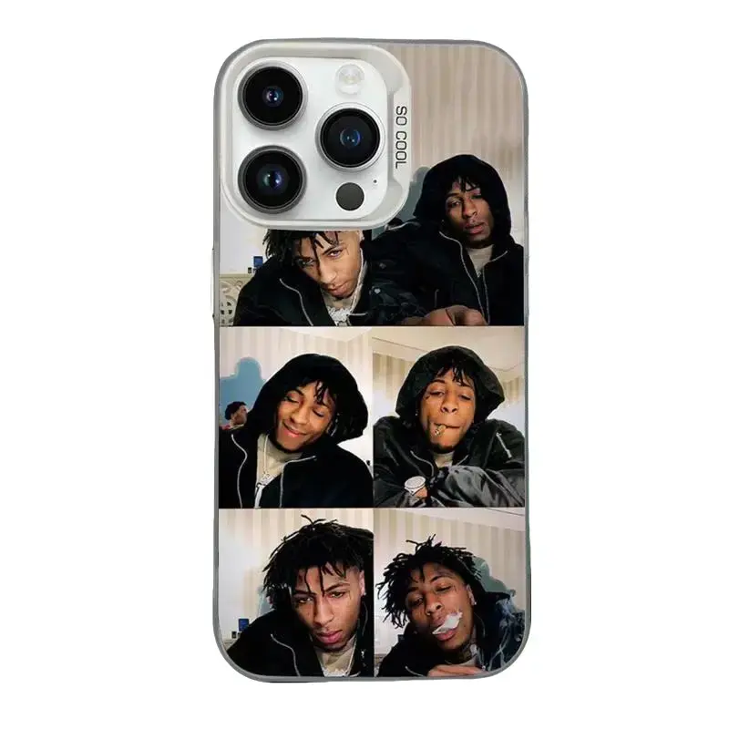 Y-Youngboy Never Broke Again Phone Case for iPhone 17 16 15 14 13 12 11 Pro MAX White Matte Shockproof Cover Protective Casing