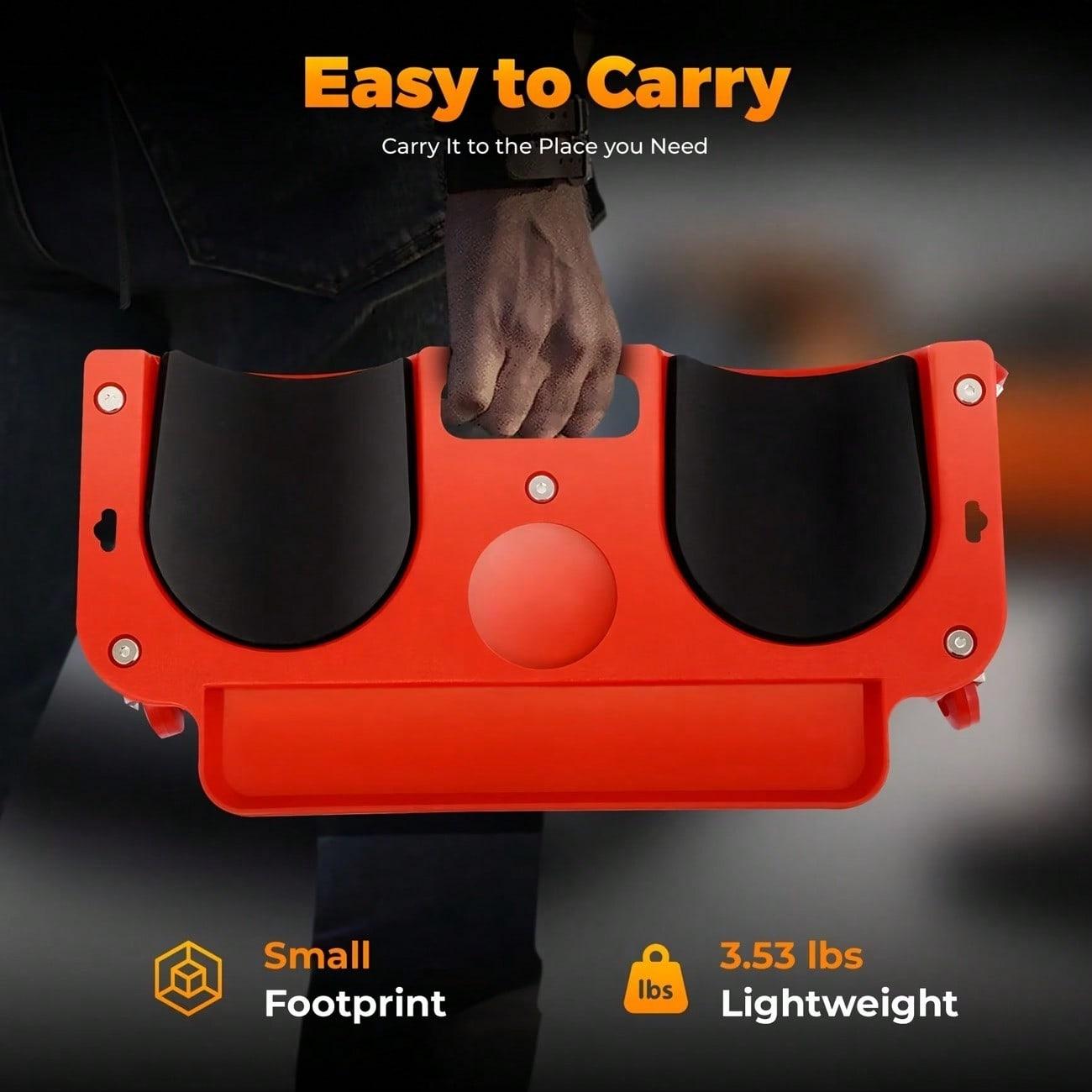 TAIMASI Rolling Knee Pad Crawler With Foam-Filled Pads, Suitable For Car Maintenance And Garage Use, Size 20.08 X 5.51 Inches, Heavyduty Lifting, Sturdy Construction, Industrialgrade Material, Kneeling Platform, Maintenance Workers