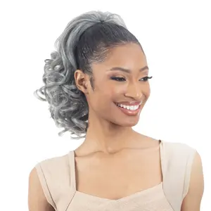 FreeTress Equal Drawstring Ponytail Lite Sparkle Curl 12"