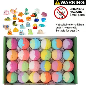 Colorful Bath Bombs, 24pcs/box Moisturizing, Hydrating & Nourishing Bath Ball, Shower Ball, Bath & Body Care Product for Women & Men
