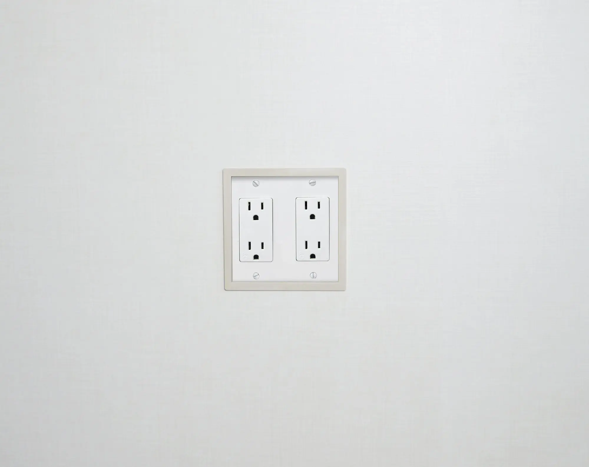 TAG Hardware Double Outlet Grommet Wall Switch Outlet