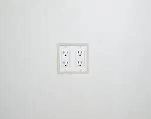 TAG Hardware Double Outlet Grommet Wall Switch Outlet