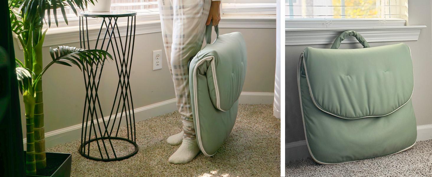 ZonLi CloudMorph Adjustable Floor Chair – Super Comfortable Gaming, Reading, Office & Camping Seat, Lightweight 13lb, Ergonomic 109° Recline, Plush Cushion, Foldable & Portable for Movies, Relaxing & Outdoor