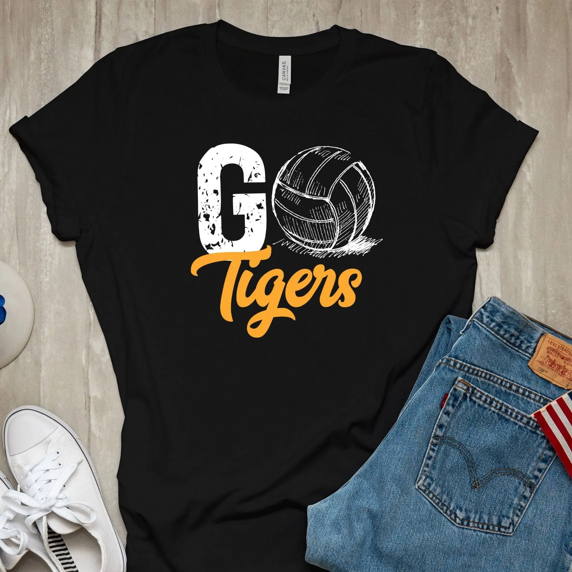 Volleyball Tee, Go Team TShirt, Go shirt, Volleyball team Fan TShirt, Volleyball Shirt, School Volleyball Tee