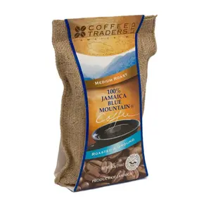 Jamaica Blue Mountain Coffee Certified 100% Pure, Roasted Ground 1 Lb