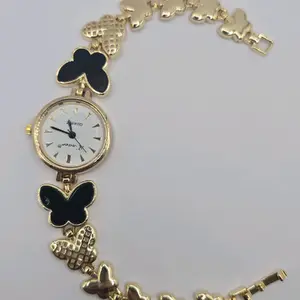 BUTTERFLIES style  fashion watch gold-plated 8"inches beautiful style