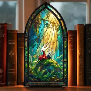 Hollow Knight Book Nook & Suncatcher Candle Holder, Hornet Silksong Bookshelf Insert, Fantasy Game Decor, Gamer Gift, Handmade Bookish Display