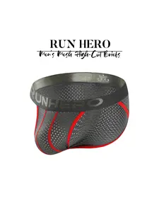 1pc Men's Sports Triangle Briefs, Mesh Breathable & Elastic Comfort, Suitable for Fitness & Daily Home Wear