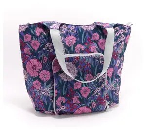 California Innovations_S/2 Printed 40 Can Convertible Market Totes