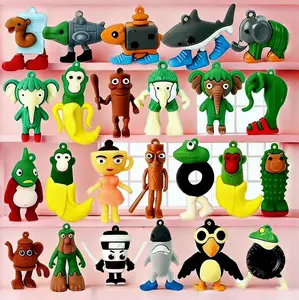 24 Pieces Italian Brainrot Tralalero Toy Set | 2.5-Inch Shark & Animal Action Figures | Keychain Bag Charms Collectible Gift for Fans