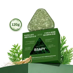 BSAPY Anti Hair Loss Shampoo Bar - DHT Blocker withPolygonum, Ginseng & Tea Tree, Strengthens Roots,Reduces Hair Fall, for Thinning Hair, Sulfate-Free, HerbalHair Haircare Cleansing ConditionerBiotin Hair Conditioner Bar Soap Gentle  oil hair growth