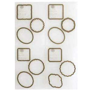 Celebration Cartouche Set of 4 Cut & Emboss Folders for Card Making & Stationery