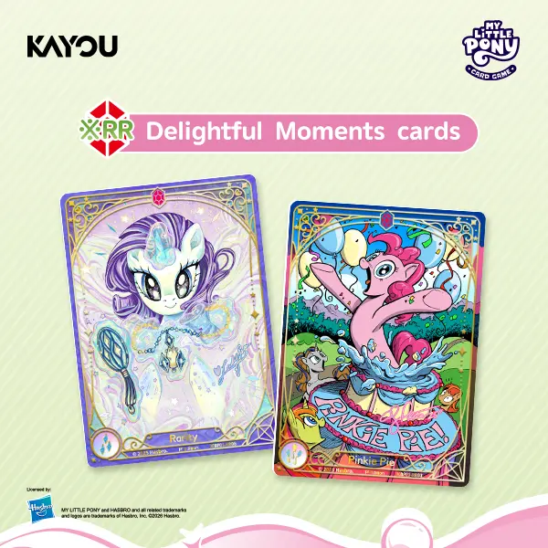 My Little Pony Cartoon Playful Non-Sports Card Pack - Fantasy Wonderlands 001, NA Series 1 Collectible Set with Box for Trading Card Collectors