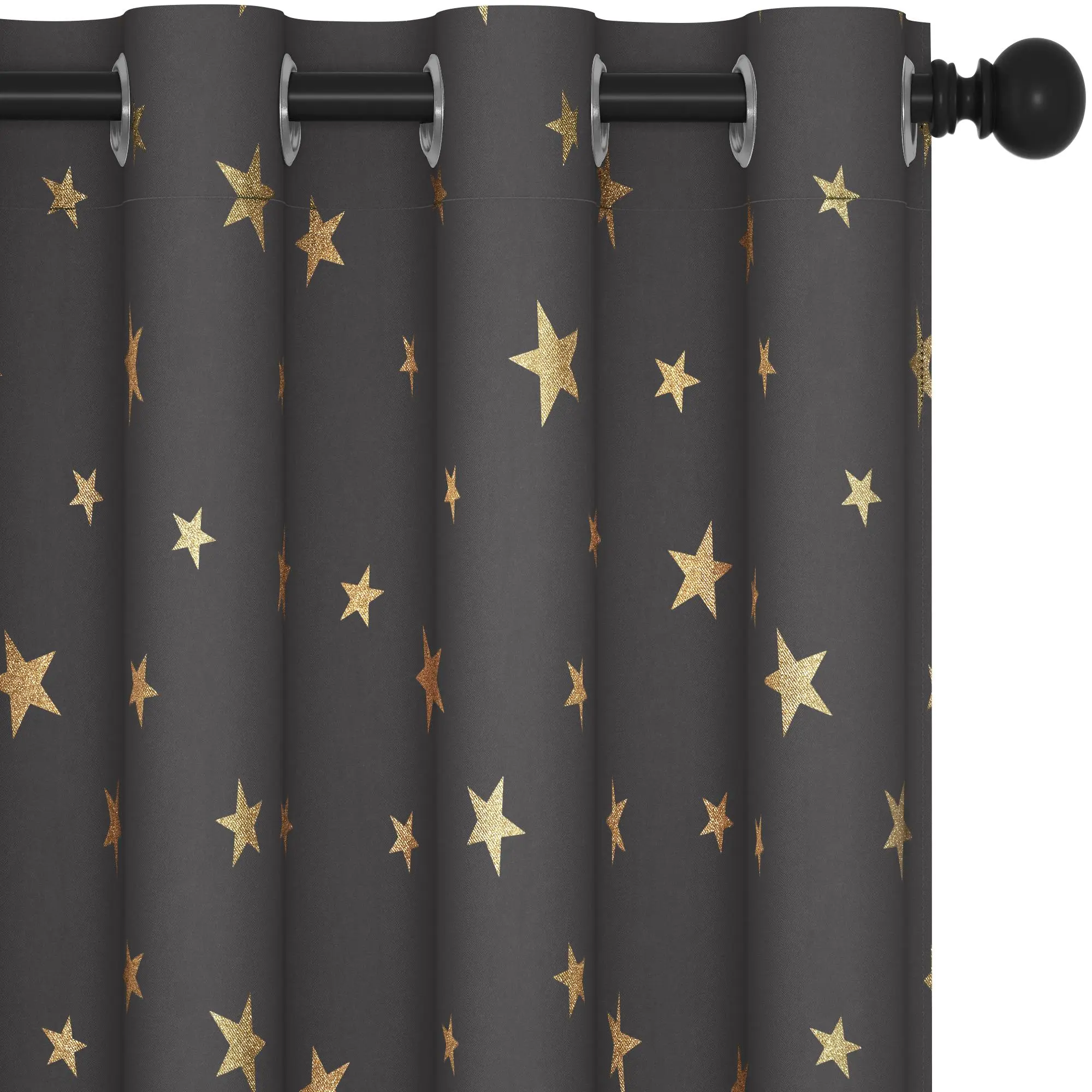 Dark Grey-Golden Star