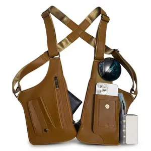 Anti-Theft Underarm Hidden Shoulder Bag| Lightweight Multi-Pocket EDC Harness for Travel & Outdoors