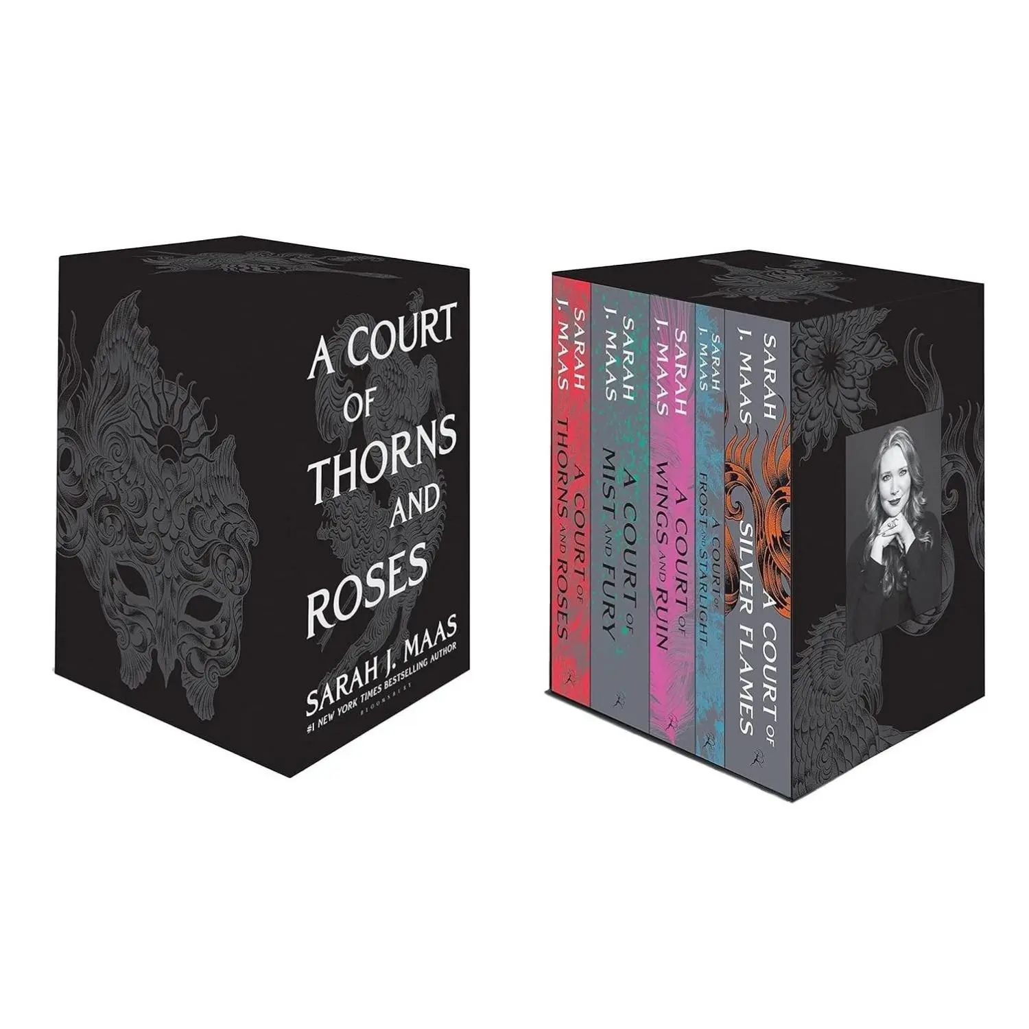 Sarah J. Maas A Court of Thorns and Roses Hardcover Box Set - Includes 5 Books in One Luxe Edition - United States Edition