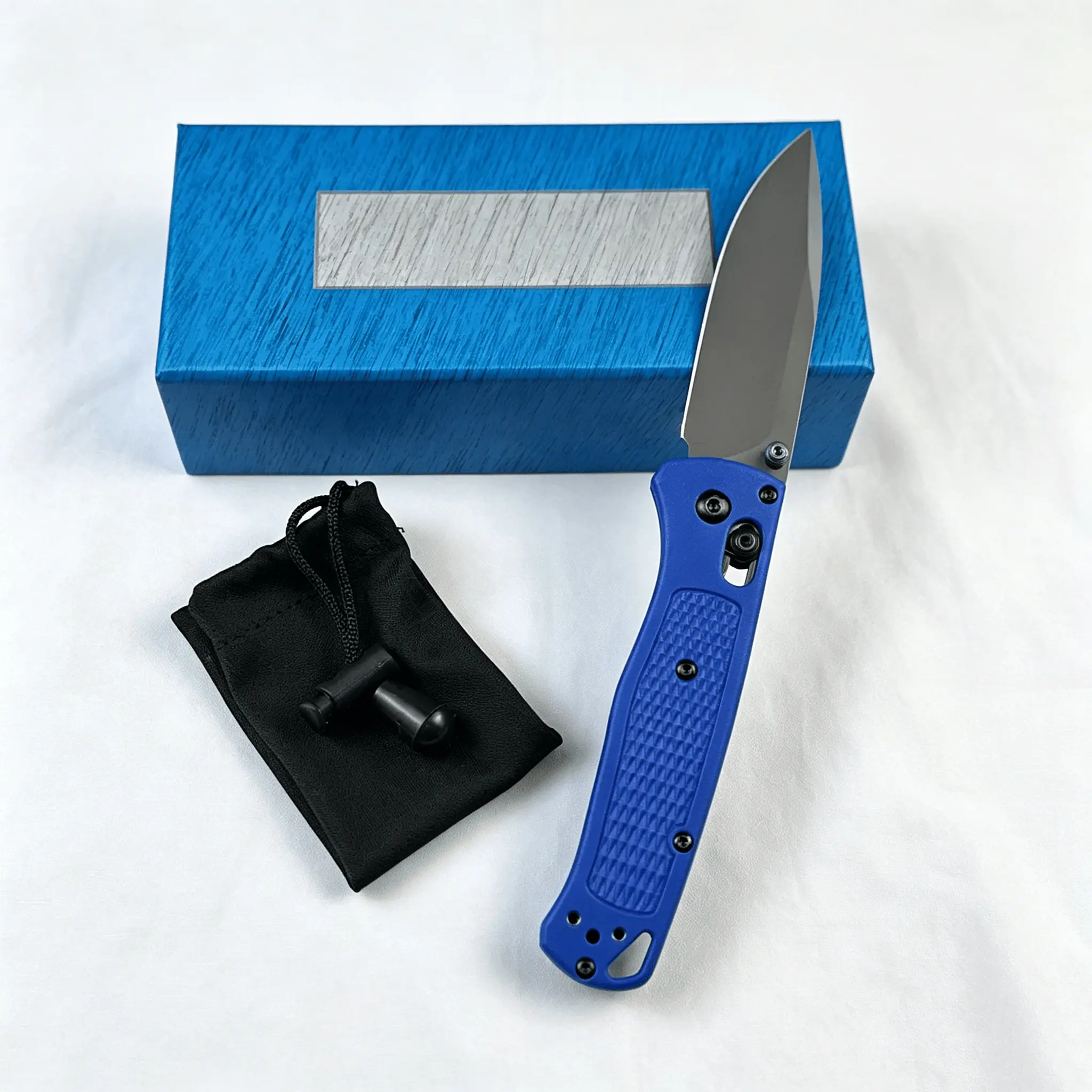 Blue Handle, Gray Blade 