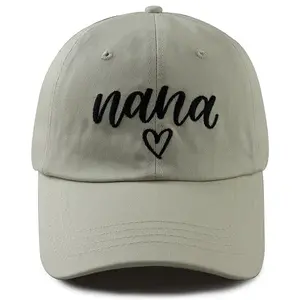 Nana Hats For Women, Mothers Day Christmas Birthday Gifts For Nana From Grandkids, Adjustable Cotton Embroidered Family Members Baseball Cap