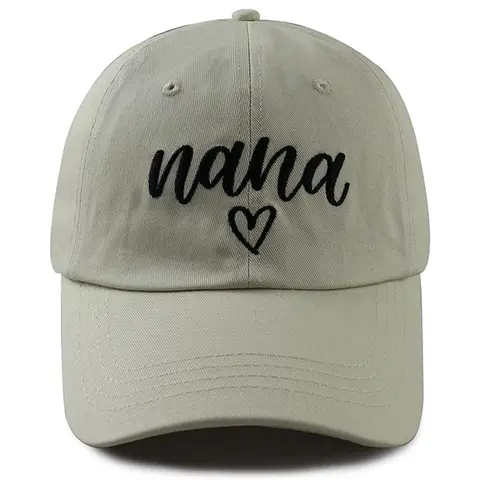 Women's Soft Cotton Embroidered Baseball Cap - Adjustable Fit Hat for Soccer, Everyday Use, Mommy & Sister Gifts for Mother's Day/Christmas/Birthday, Fashion Accessory