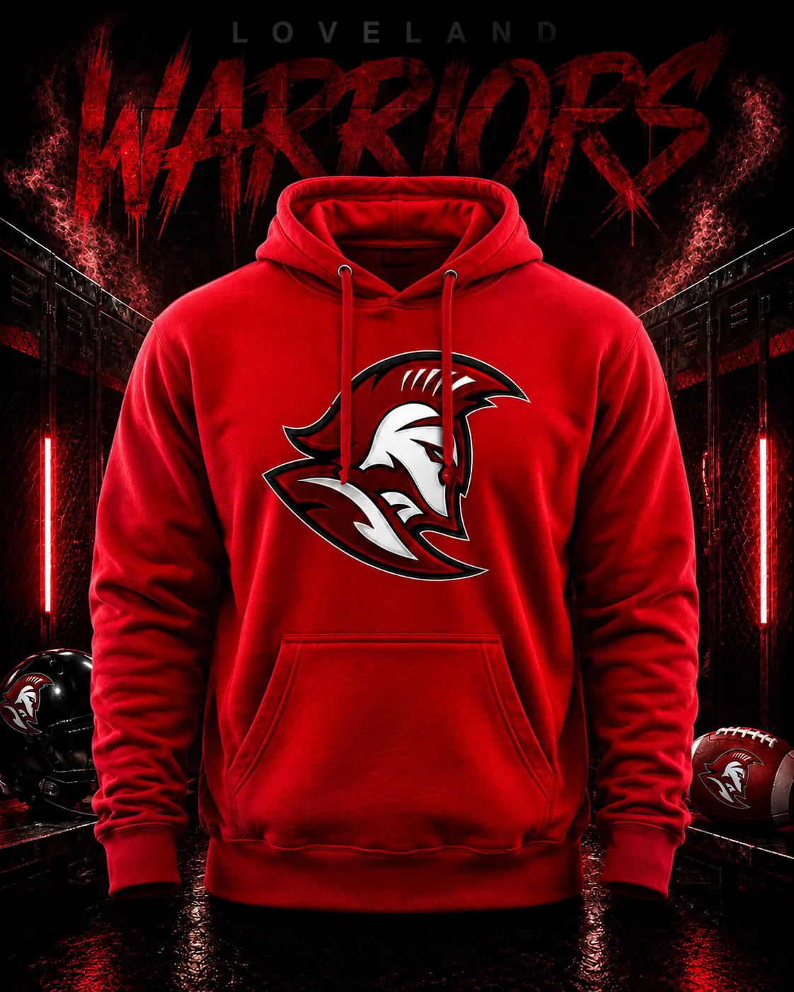 Loveland Warriors Battle Ready Hoodie