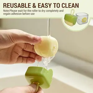Mini Reusable Lint Roller - Washable Lint Remover. Portable Pet Hair Remover for Clothes, Ideal for Travel & Home Use