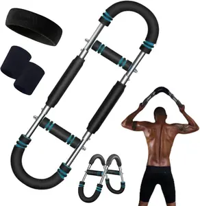 2025 New  Arm Trainer for Men, Portable Chest Expander Equipment, Shoulder Strength Exerciser Machine, Power Twister Bar, Forearm Strengthener for Home Gym Fitness Training