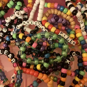 Random Kandi/Pony Bead Bracelets - Perfect for Raves, EDC festivals, collecting, sharing, gifting, or trading