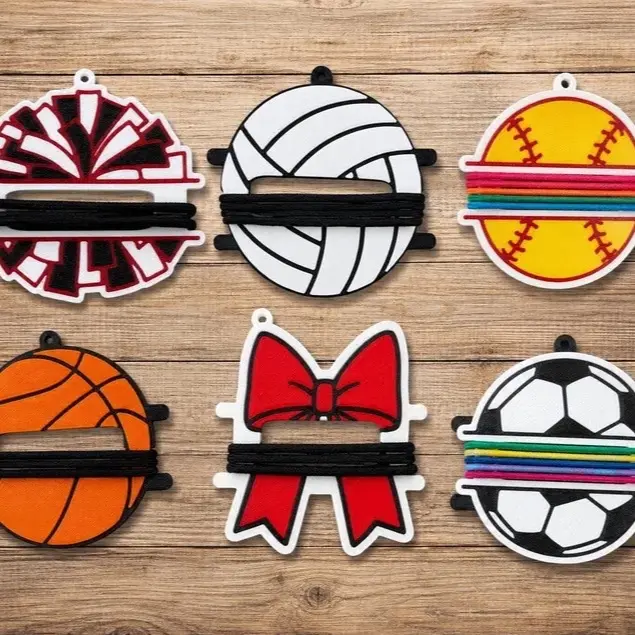 3D Printed Cheer & Sports Hair Tie Keeper