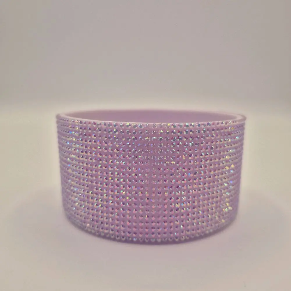 Amethyst Glow Luxe Tumbler Boot for 40oz & 30oz Stanley | Sparkling Rhinestone Sleeve | Aesthetic, Elegant, Protective Fit