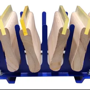 6 pcs Screen Printing Squeegee Storage Rack Ink Scraper organize Stand Holder