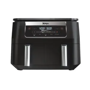 Ninja 6QT Air Fryer Foodi 5-in-1 2-Basket Technology DZ090 Control 1760W