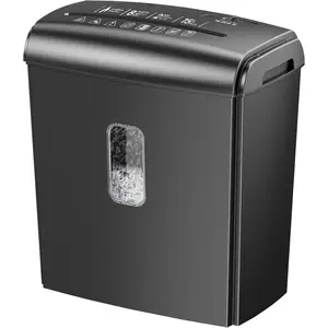 8-Sheet -Cut Paper Shredder, P4 High , 4 Gallon Bin, 2-Minute Continuous Run,  & Small Office Use