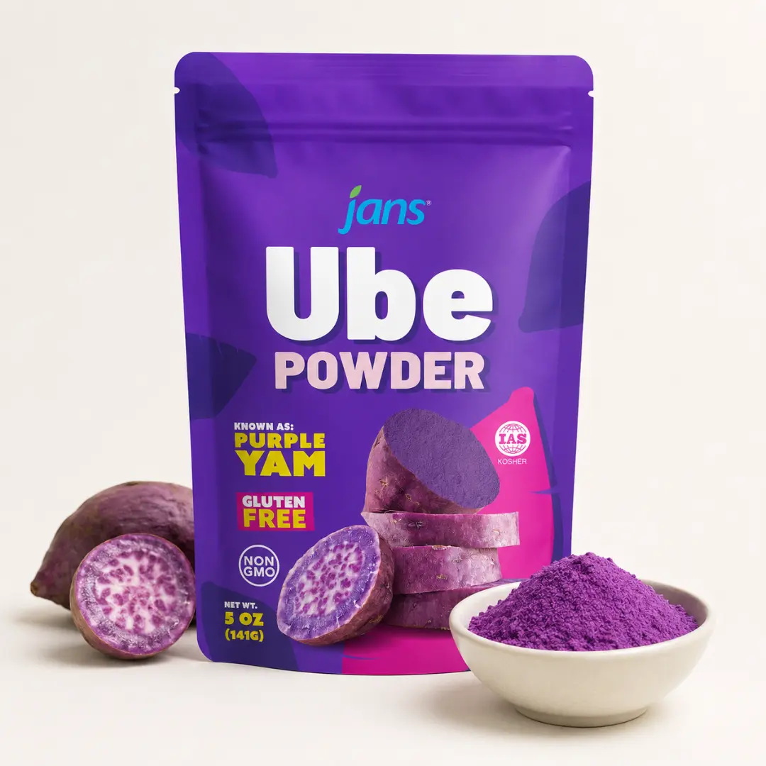 Jans Natural Ube (Purple Yam) Powder - 5 oz
