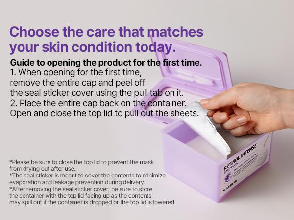 Retinol Intense Daily Mask 30 Sheets - Mild Vegan Korean Retinol Collagen Face Mask for Glass Skin Routine - Korean Skin Care