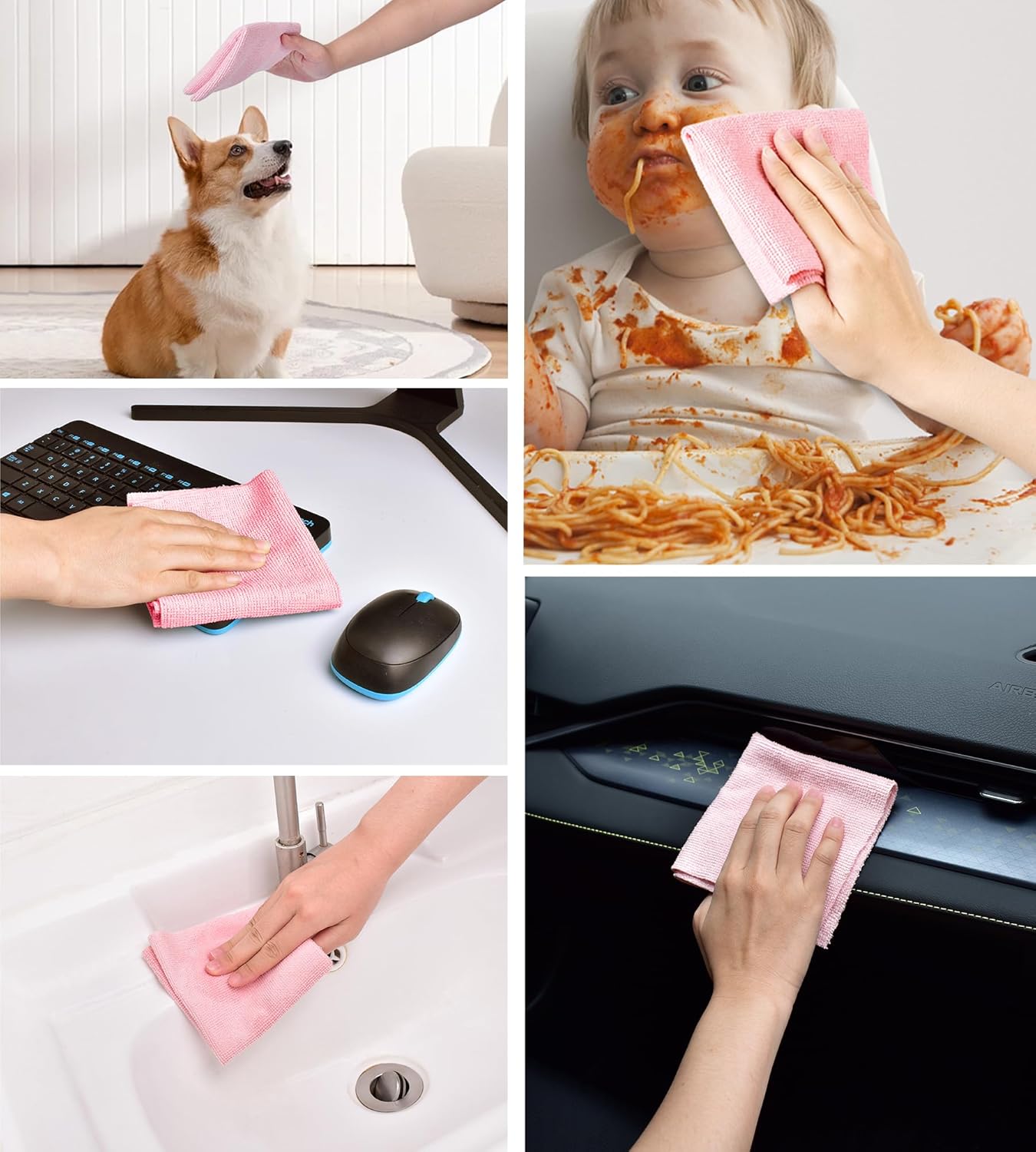 Reusable Microfiber Cleaning Cloth Roll, Absorbent Cleaning Cloth, Multipurpose Cleaning Tool for Car, Kitchen, Glass, Home Cleaning, Towel, Household Items, Microfiber Cleaning Towels，reusable paper towels washable，quick dry cleaning cloths for kitchen