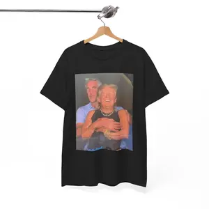 Trump and Jeffrey Epstein Tshirt, Funny Meme Shirt